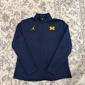 Jordan U of M Half Zip